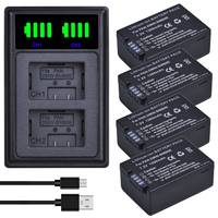 Batmax DMW-BMB9 BMB9E Battery +LED Dual Charger for Panasonic Lumix DMC-FZ40K,FZ45K, FZ47K,FZ48K,DC-FZ82 FZ60,FZ70,FZ100,FZ150