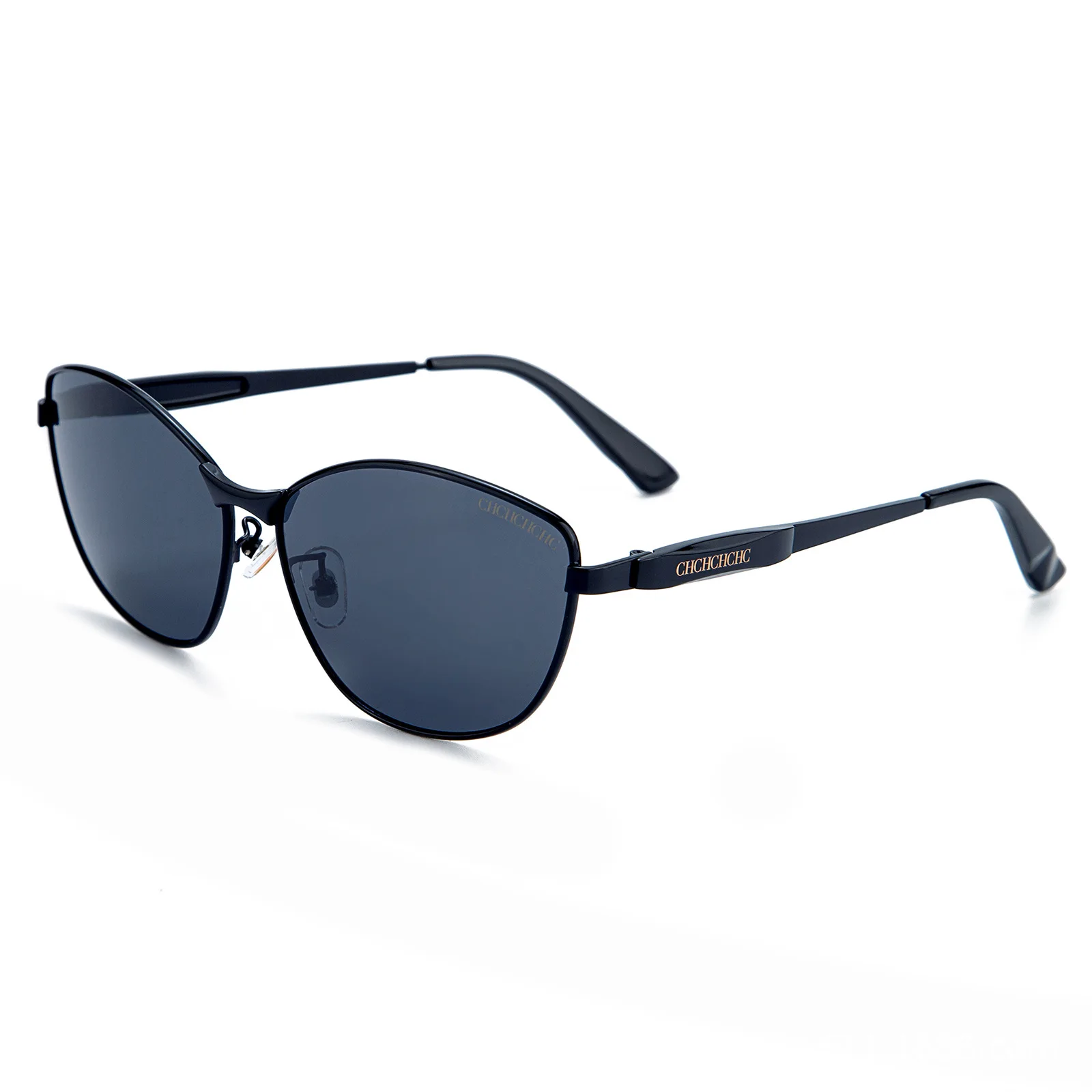 

Metal Temples Cat Eye Sunglasses Women 2026 New Fashion Designer UV400 Sun Glasses Premium Chic Trendy Oversized