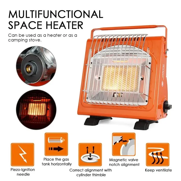 سخان مياه يعمل بالغاز محمول بسعر خاص لعام 2025 - للاستخدام الداخلي والتخييم مع سهولة التركيب (تصميم مدمج وفعال) ​