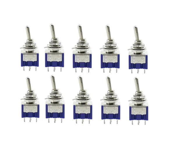 10 Pcs Ac 125V 6A A…