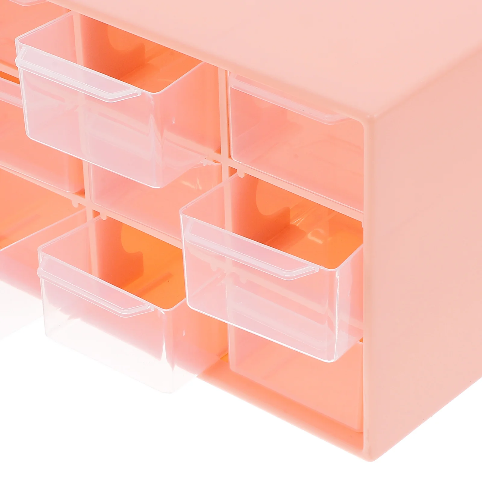 

2pcs Drawer Storage Units Clear Desktop Organizer Box For Office Supplies Small Storage Drawers Document Organizer Space Saving