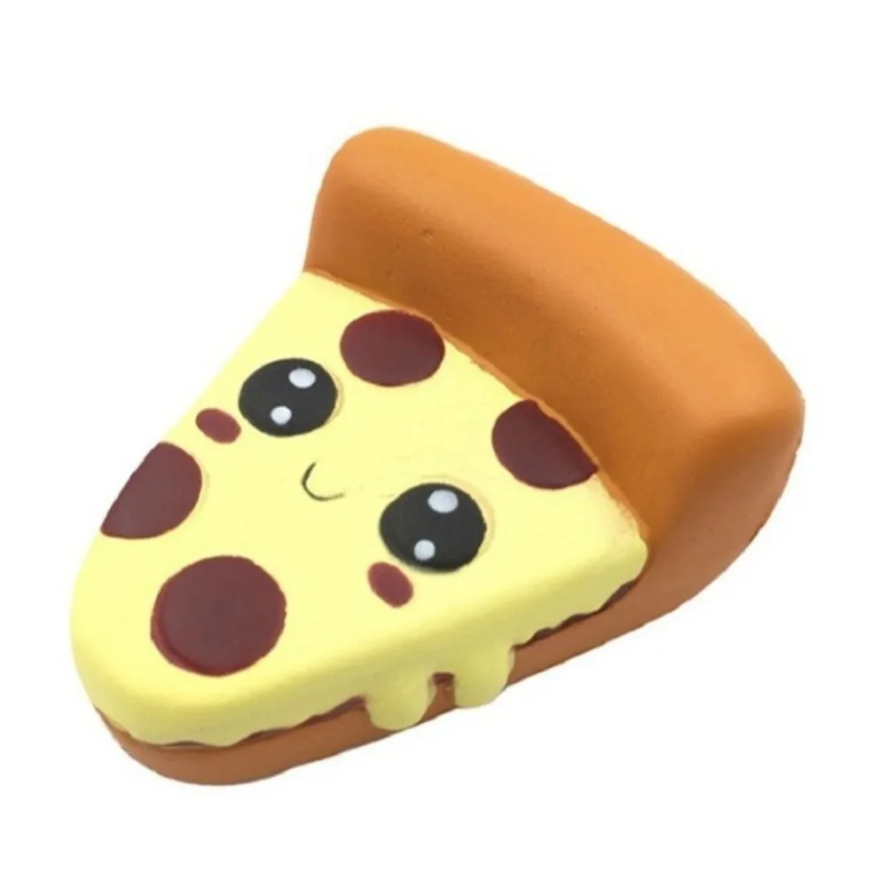 New Jumbo Expression Squeeze Fidget Chocolate Cake PU Squeeze Pizza Waffle Popcorn Hamburger Stress Relief for Boys Girls