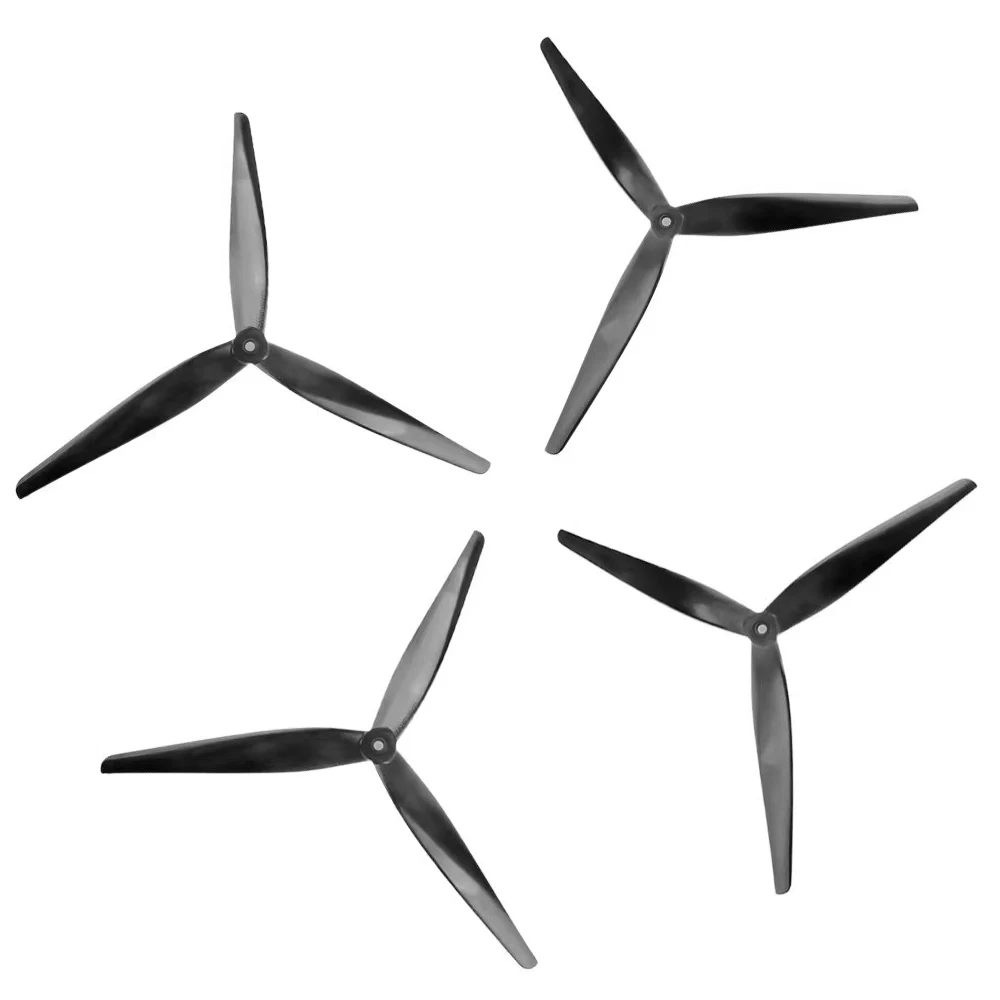 HQProp X-Class Prop 13x9x3 3-Blade Propeller Black-Carbon Reinforced Nylon CW CCW For RC FPV 13inch Multirotor X413 Drones Parts