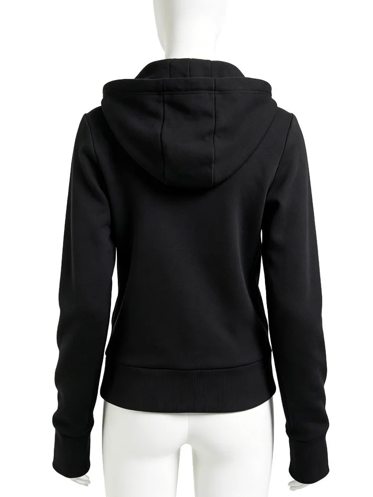 Übergroßer Hoodie für Damen Y2k Europäischer und Amerikanischer Retro-Stil Übergroßer Reißverschluss Harajuku Street Hip-Hop Lässiger Zipper-Sweatshirt Unisex – Detail 6