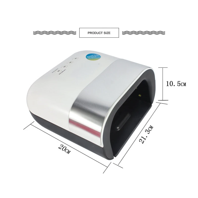 SUNUV Prego Secagem Máquina, SUN3 Prego Secador, Lâmpada Prego Inteligente, Temporizador Digital Invisível, Memória Display, 2.0, 48W, Lâmpada LED UV