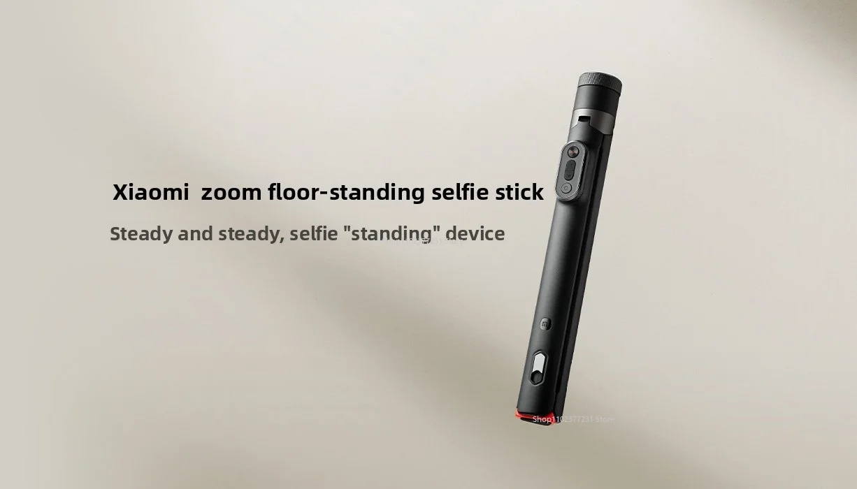 Original Xiaomi Zoom Boden-Selfie-Stick mit Bluetooth-Fernbedienung, Tragbares Multifunktionales Stativ – Detail 1
