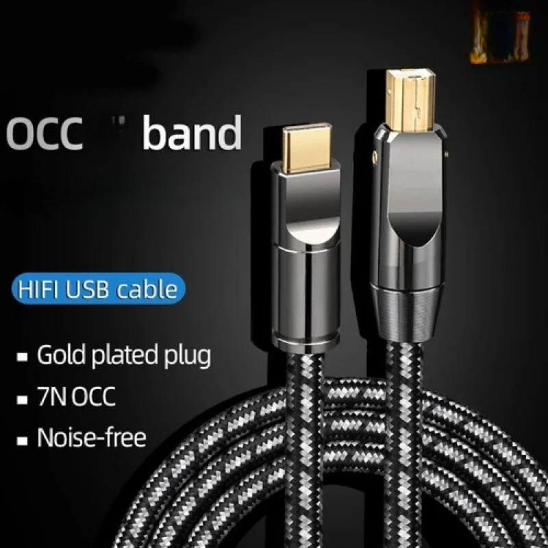 

HiFi USB Type A to B Аудио для otg типа B Male Для ПК ЦАП мобильного телефона
