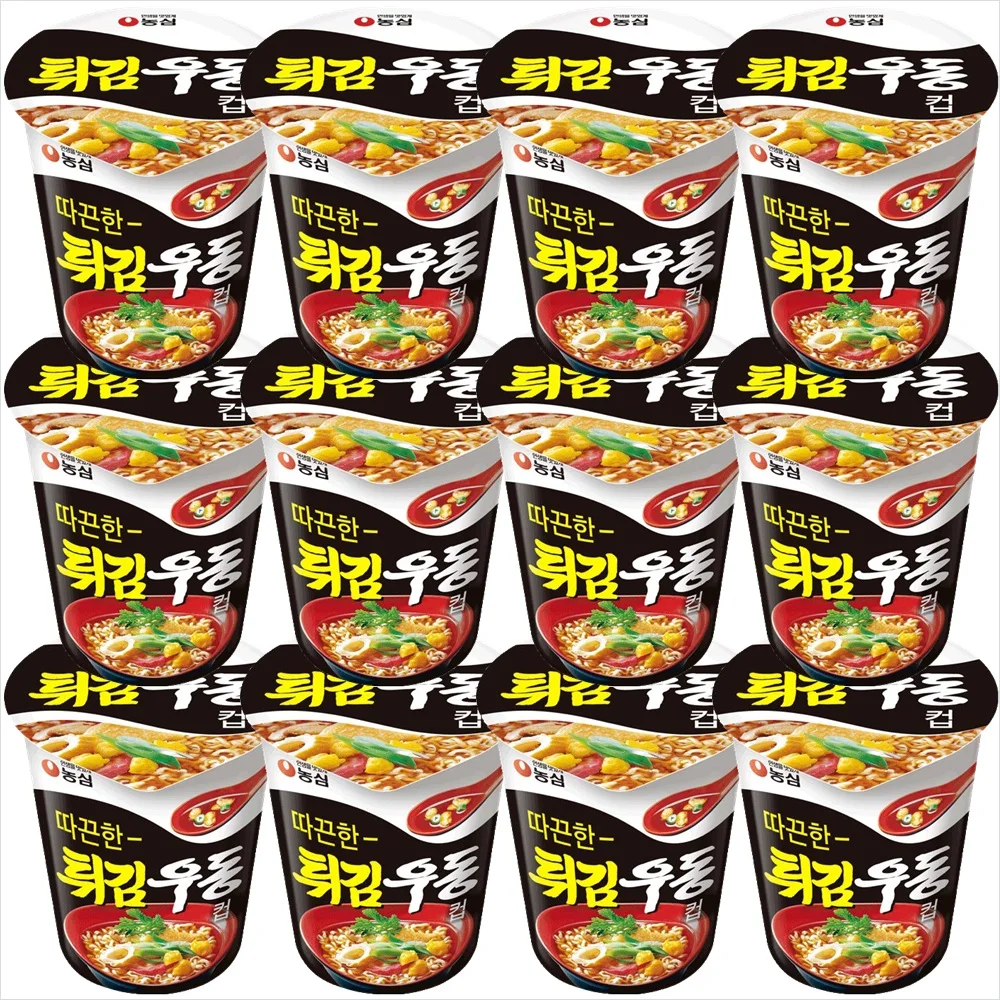 Copa Udon frita Nongshim 62 g x 12 (compre 2 juegos y obtenga 1000 ganan descuento X larga vida útil)