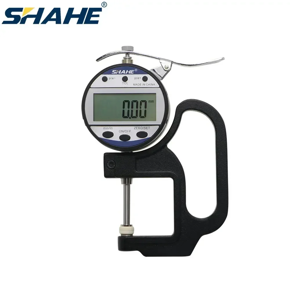 

SHAHE 0.01mm 25mm Digital Thickness Gauge Digital Film Thickness Gauge Thickness Measurement Tools