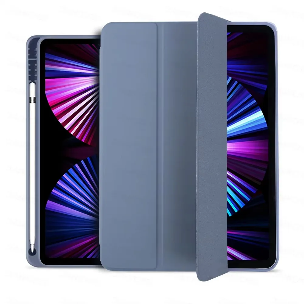 For 2025 iPad Air 11 Case iPad 10th Generation 11th A16 9th Cover Gen iPad Pro11 4 5 10.9in 12.9 M2 M3 M4 Pencil Holder Case image 6