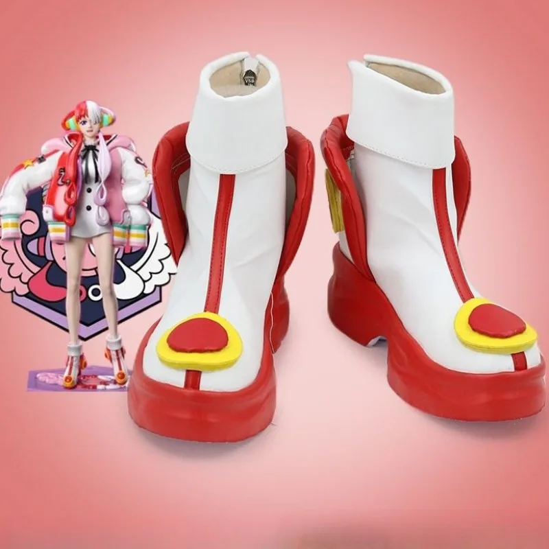 

Anime One Piece film red UTA Cosplay Boots shoes Women and men Princess Shoes Lolita Shoes Halloween Christmas High Heels gifts