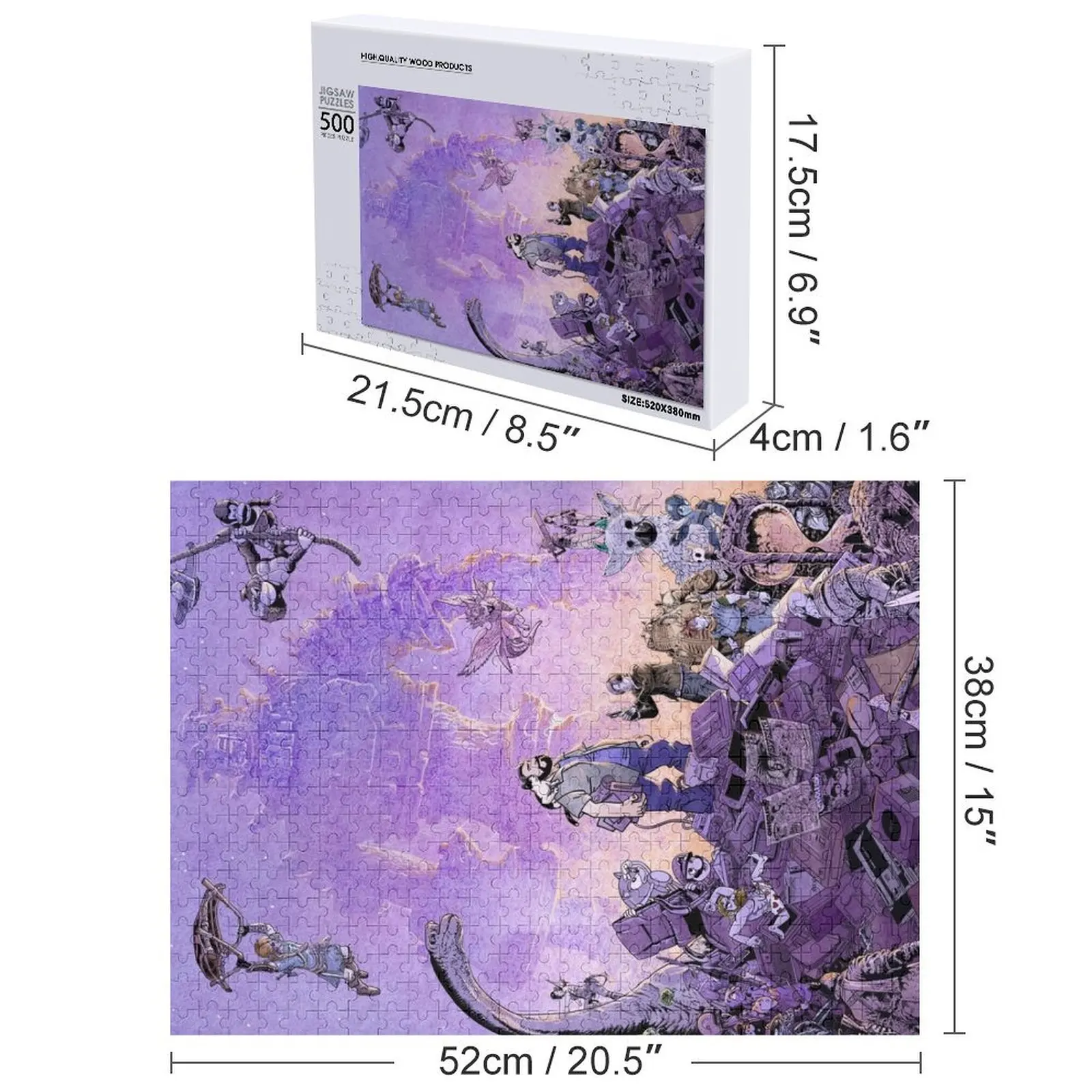 Big Tilted Universe Bear Jigsaw Puzzle Scale Motors Customized Picture Puzzle