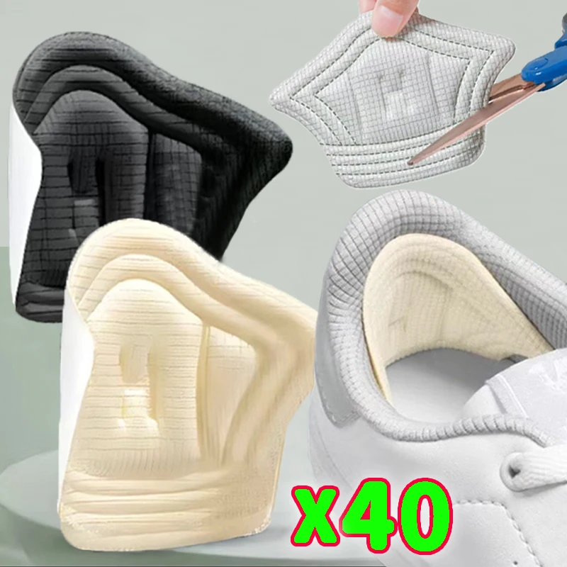 Palmilhas remendo almofadas de calcanhar para sapatos esportivos tamanho ajustável pés almofada alívio da dor inserção palmilha protetor de calcanhar adesivo 5/10mm