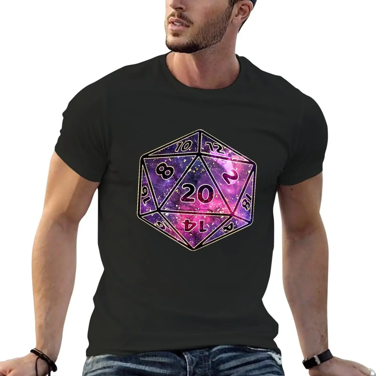 

Galaxy D20 T-Shirt man clothes blacks Short sleeve tee men