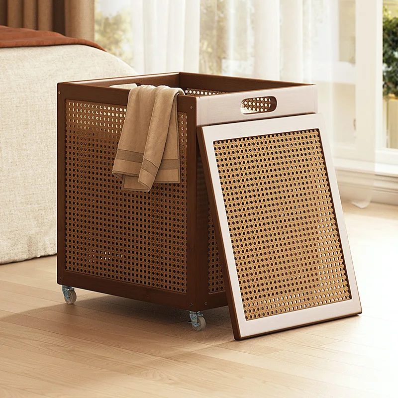 Dirty Clothes Basket Dirty Clothes Storage Basket Household Laundry Basket Doll Storage Bucket Bathroom Clothing Artifact
