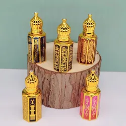 10/30/50/120pcs 12ml Colored Glass Perfume Bottle Roll-on Bottle Attar Oil Bottle Essential Oil Bottle With Roller/Glass Stick