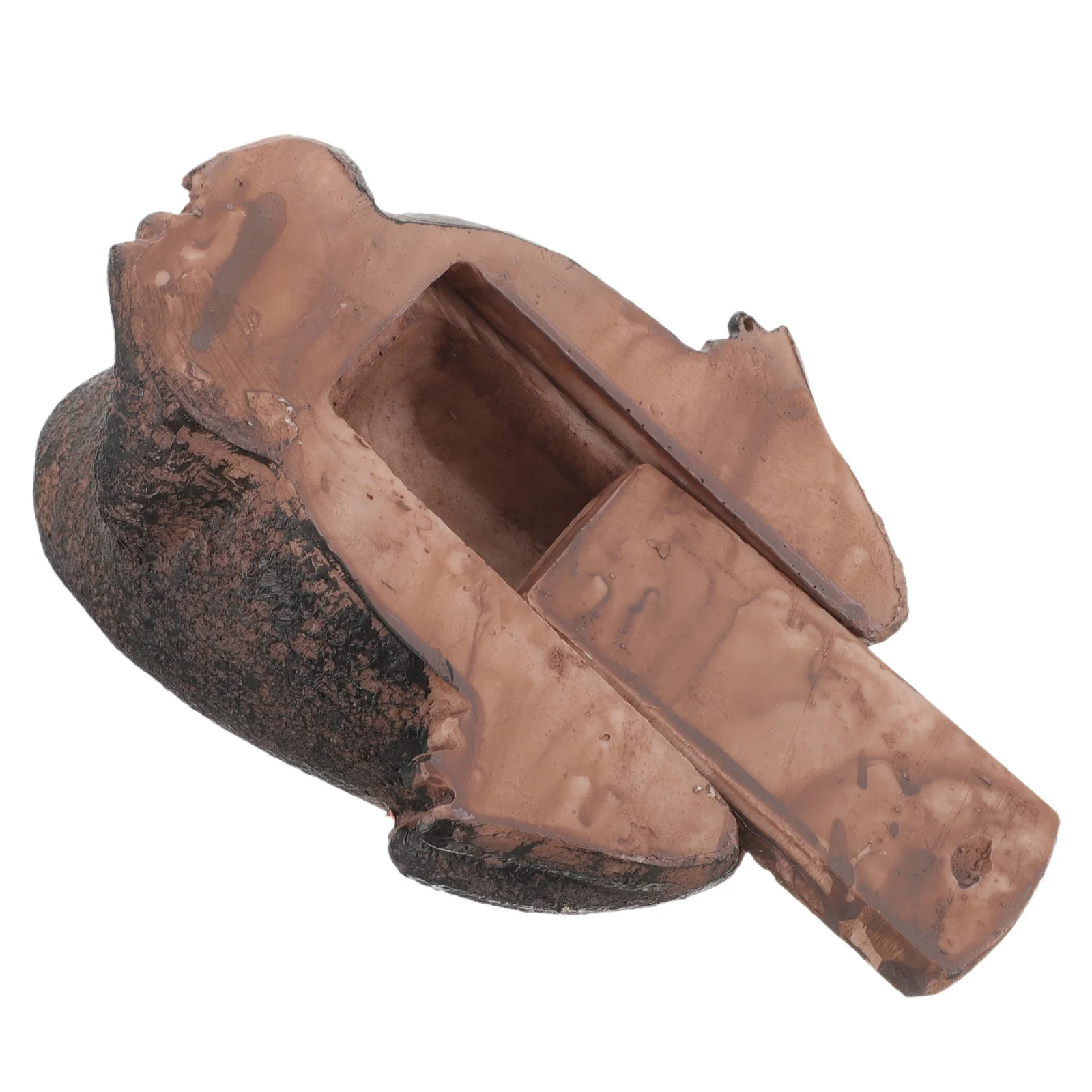 Simulated Appearance Key Hider Yard Resin Key Holder Outdoor Garden Fake Stone Storage Box for Spare Keys Safe