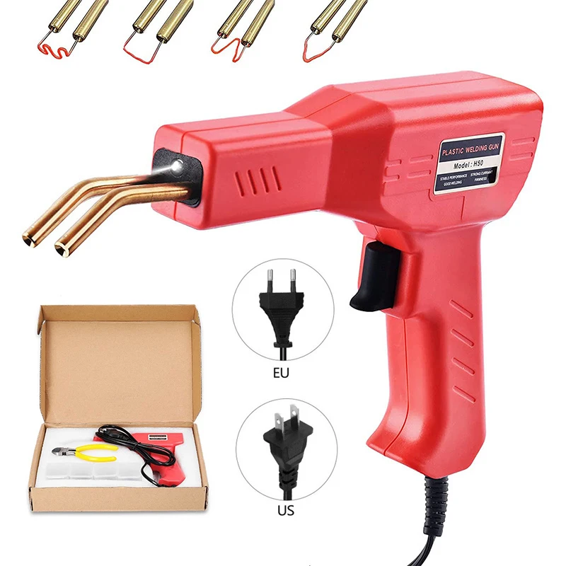 Car Bumper Repair Tools Plastic Welder Gun Hot Stapler Welding Machine Soldering Iron for Plastic Staple PVC Repairing Machine