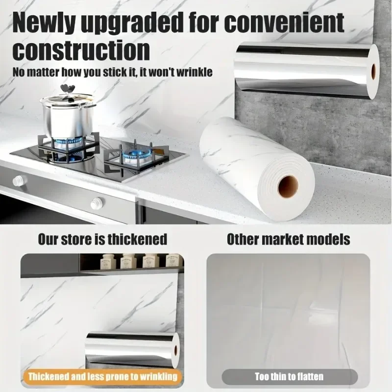 تقليد الرخام ذاتية اللصق خلفية الحمام المطبخ غرفة الطعام كونترتوب لتقوم بها بنفسك ملصقات جدار مقاوم للماء العفن واقية