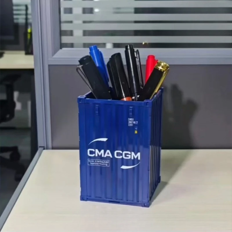 Pen Holder Container Model, Desktop Pen Holder, Stationery Storage Gift Box, Can Accommodate Makeup Brushes and Tools