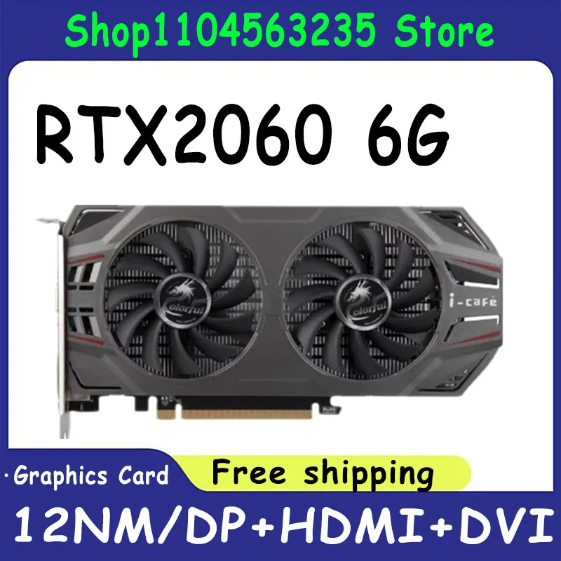 

RTX 2060 SUPER 6GB Video Cards GPU RTX2060 GAMING Graphic Card 2060S