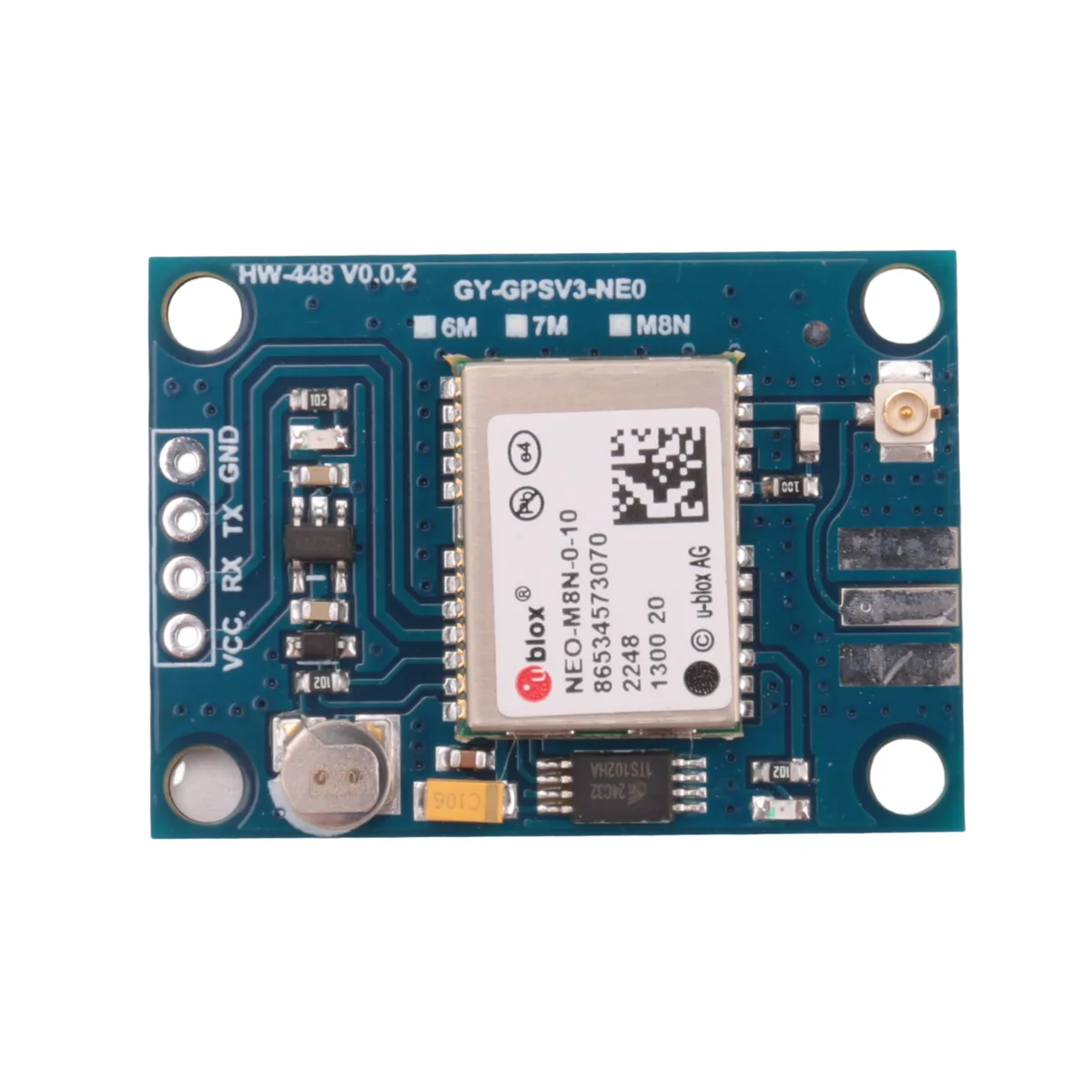 M18K-GY-NEO-8M New NEO-8M GPS Module NEO8MV2 with Flight Control EEPROM MWC APM2.5 Large Antenna for Arduino