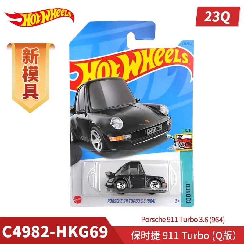 Original 2023 Case Q Hot Wheels C4982 23Q Posche 911 Turbo Land Rover Audi Quattro Alfa Romeo Gtv 1/64 Toy Car Hotwheels Diecast