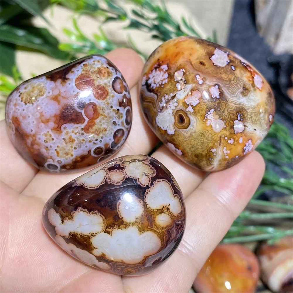 

Sardonyx Red Agate Palm Natural Crystal Stone Chakra Healing Meditation Reiki Wicca Wichcraft Raw Gem And Minerl Home Decoratio