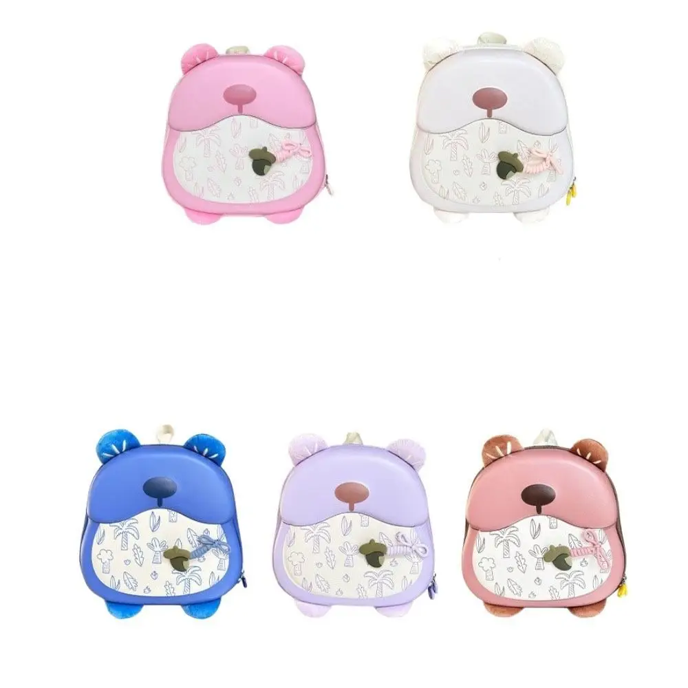 Bear Children's School Bag Oxford Make a Sound Cartoon Kids Backpacks Wear-resistant Large Capacity Toddler Daycare Bag Gift