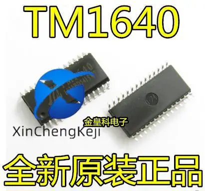 

30 шт. оригинальный новый TM1640 16-битный 8-сегментный дисплей SOP-28