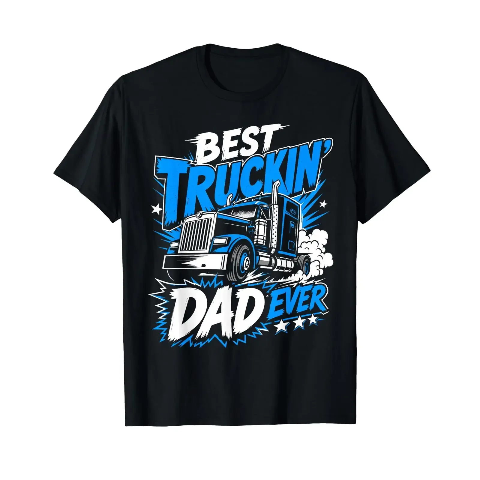 LKW-Fahrer, Trucker, Motorradfahrer, Vater, Spruch, Vintage-T-Shirt, Vintage-Look, gewaschene Grafik, atmungsaktiv, stilvoll, Unisex, weich, modisch