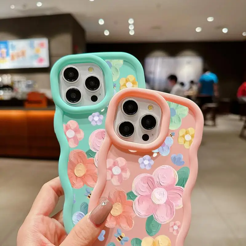 꽃 캔디 컬러 전화 케이스 화웨이 명예 X9A X8A X7A X8 X6 노바 3i Y70 P40 라이트 Y7 2018 Y7 프로 Y9 프라임 2019 웨이브 커버