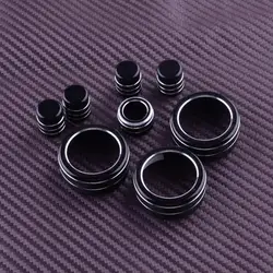 Car 8pcs/Set Dashboard Console Air Conditioning AC Navigation Switch Knob Button Cover Trim Ring Fit for Honda Civic Sedan 2022