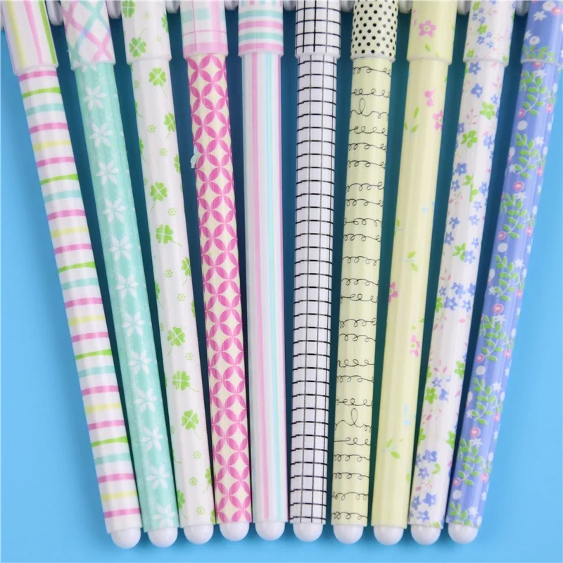 10 Pcs Color Gel Pen Creative Stationery Wholesale Pens Gift Office Material School Supplies