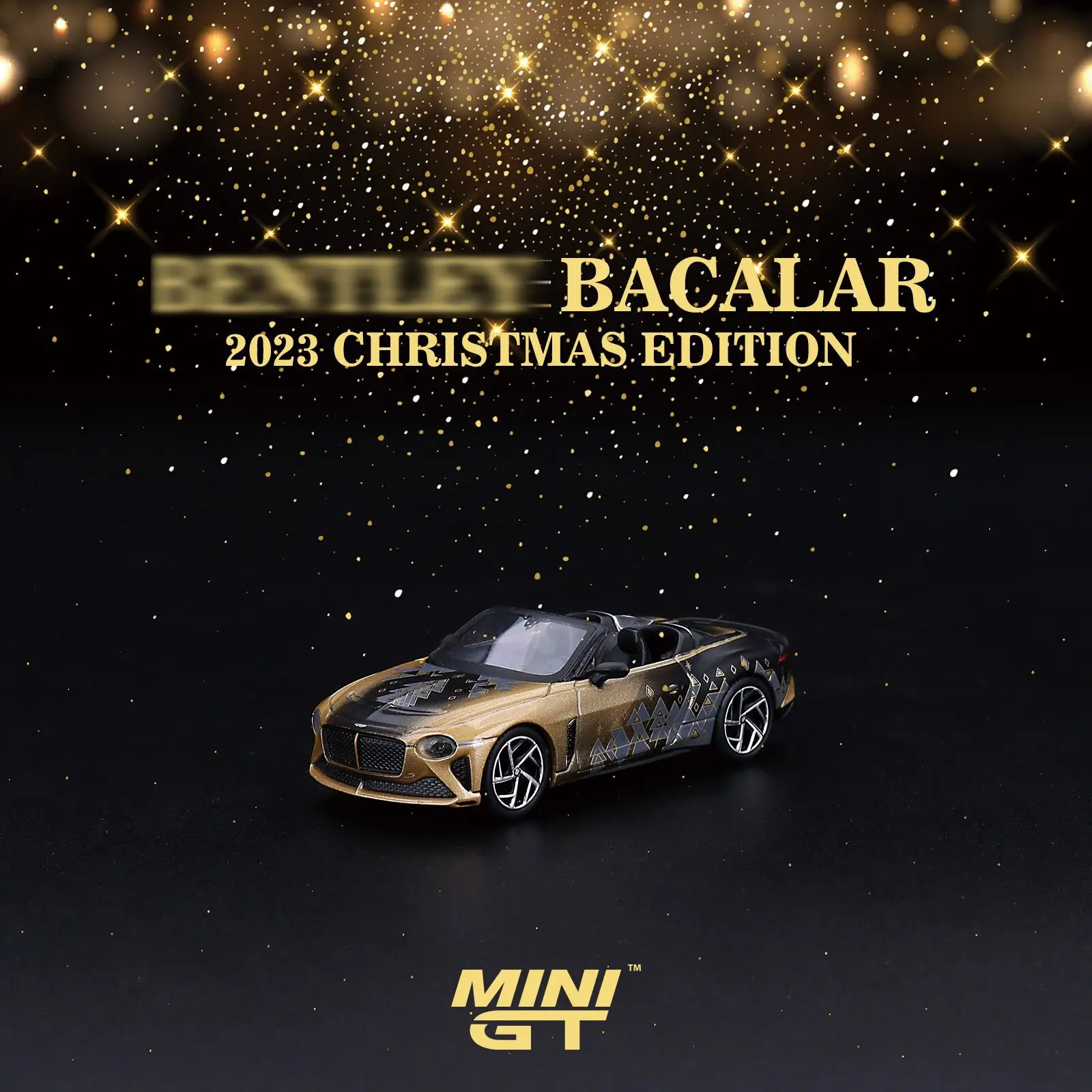 MINIGT In Stock 660 387 1:64 Mulliner Bacalar GTR R34 Christmas Limit Diecast  Diorama Car Model Collection Toy