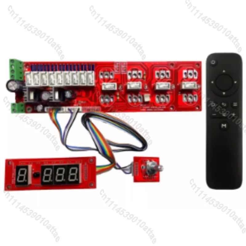 Audio Volume Control Board Relay Input Switching with Display Remote Controller for Home Audio Systems