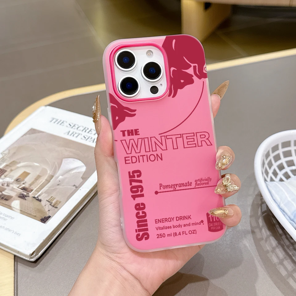Funda de silicona mate con logo b-bulles, versión fashion, 2 en 1, para iPhone 17 Air 16 15 14 13 Plus 12 Pro 3