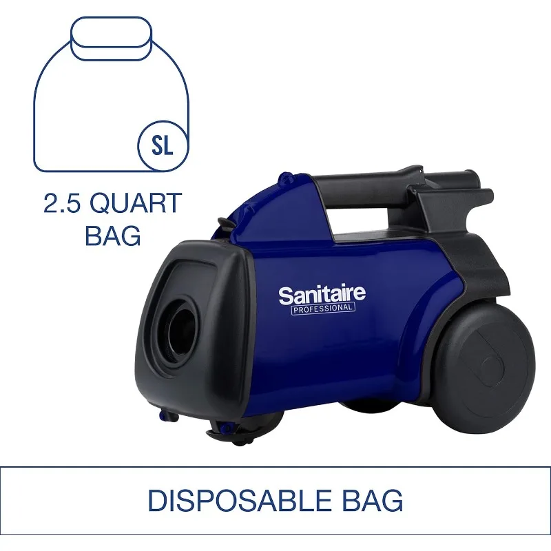 Sanitaire Professional Compact Canister Vacuum Cleaner, SL3681A Blue,black