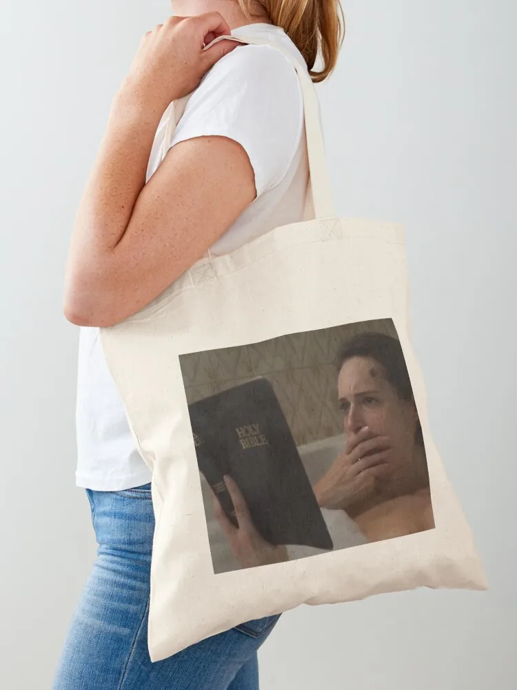 fleabag holy bible Tote Bag hand bags foldable reusable bag bags for women Canvas Tote Bag