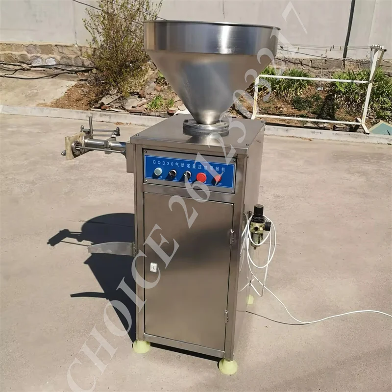 Industry Pneumatic Sausage Stuffer Electric Automatic Sausage Filling Twisting Stuffer Device Hydraulic Thai Sausage Filler Make