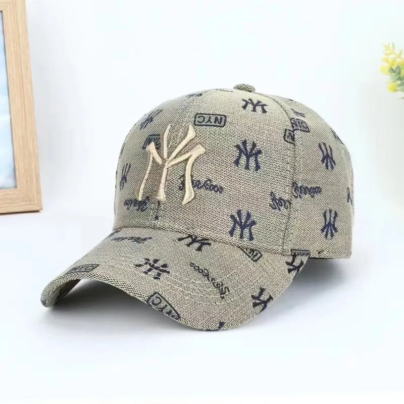 Luksusowy Design wyszywane litery czapki baseballowe mężczyzn kobiety letnie anty-słoneczne Gorras podróżują czapka sportowa czapka typu Trucker