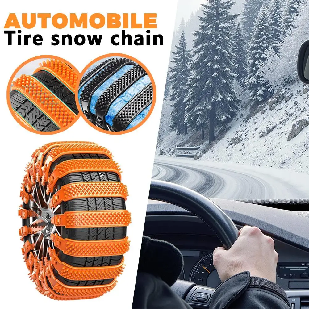 10/20PCS Car Tire Anti-skid Chains Plastic Snow Chain For Car Tire Thick Crawler Anti Slip Winter Wheel Emergency Tool HOT