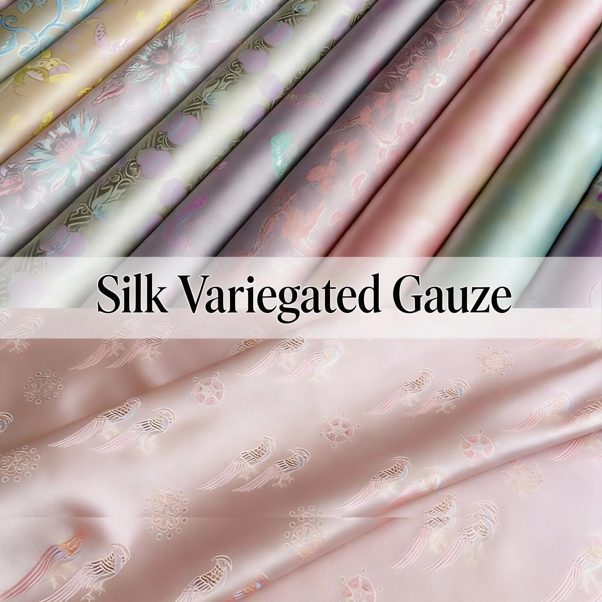 

100% Mulberry Silk Fabric Floral Print for Sewing Dresses, Jackets Silk Cloth for DIY Clothing