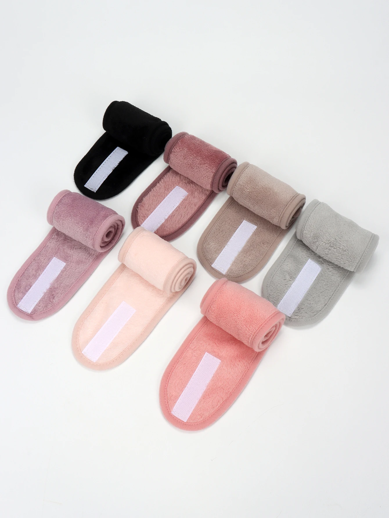 Regulowana opaska na głowę dla kobiet Spa Szeroka opaska do włosów Joga Kąpiel Prysznic Makijaż Mycie twarzy Kosmetyczna opaska na głowę Miękkie akcesoria do włosów