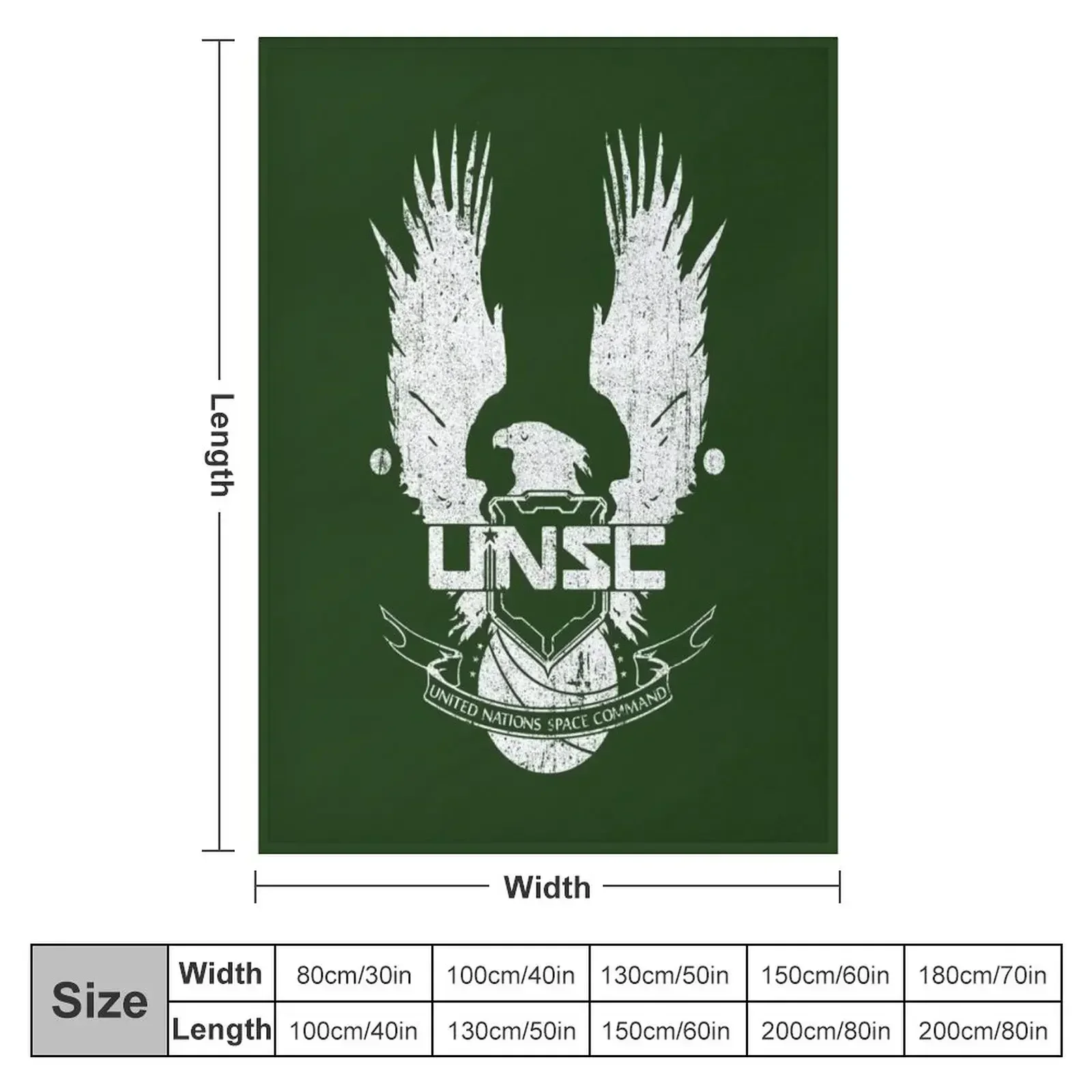 UNSC - United Nations Space Command Throw Blanket Sofas Hairy Blankets