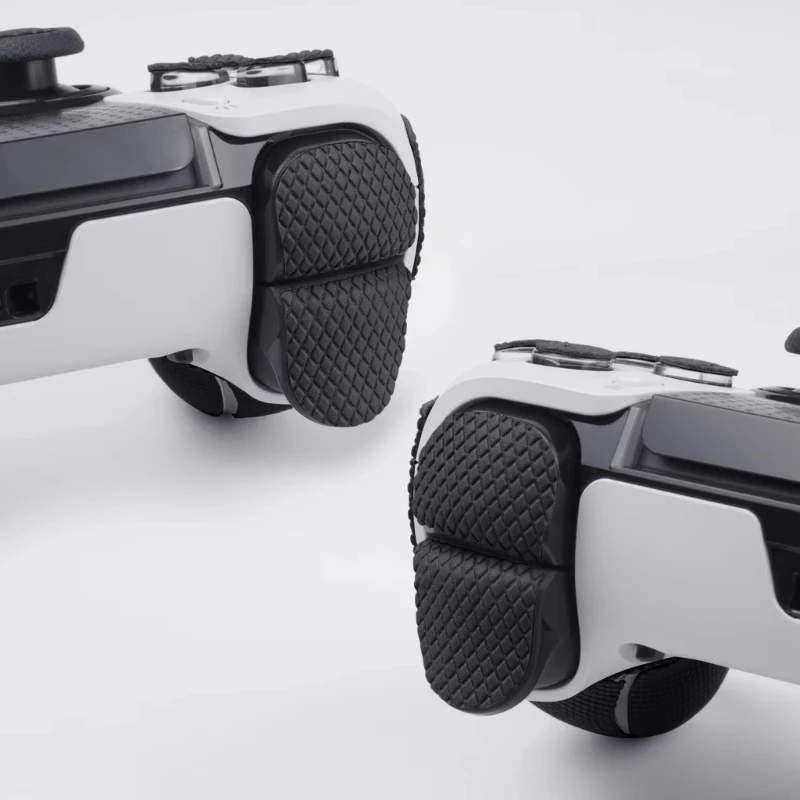 شريط ملصقات مزخرف لجهاز التحكم P5، نسيج أسود غير قابل للانزلاق للاعبين