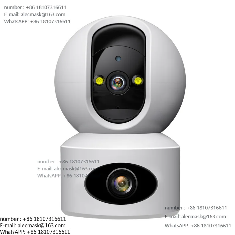 

Wireless surveillance camera panoramic rotating waterproof ball high definition
