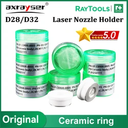 Держатель сопла Raytools M14 BT230 BT240 BMH110 114, оригинальный керамический держатель сопла диаметром 32 мм для волоконной режущей головки
