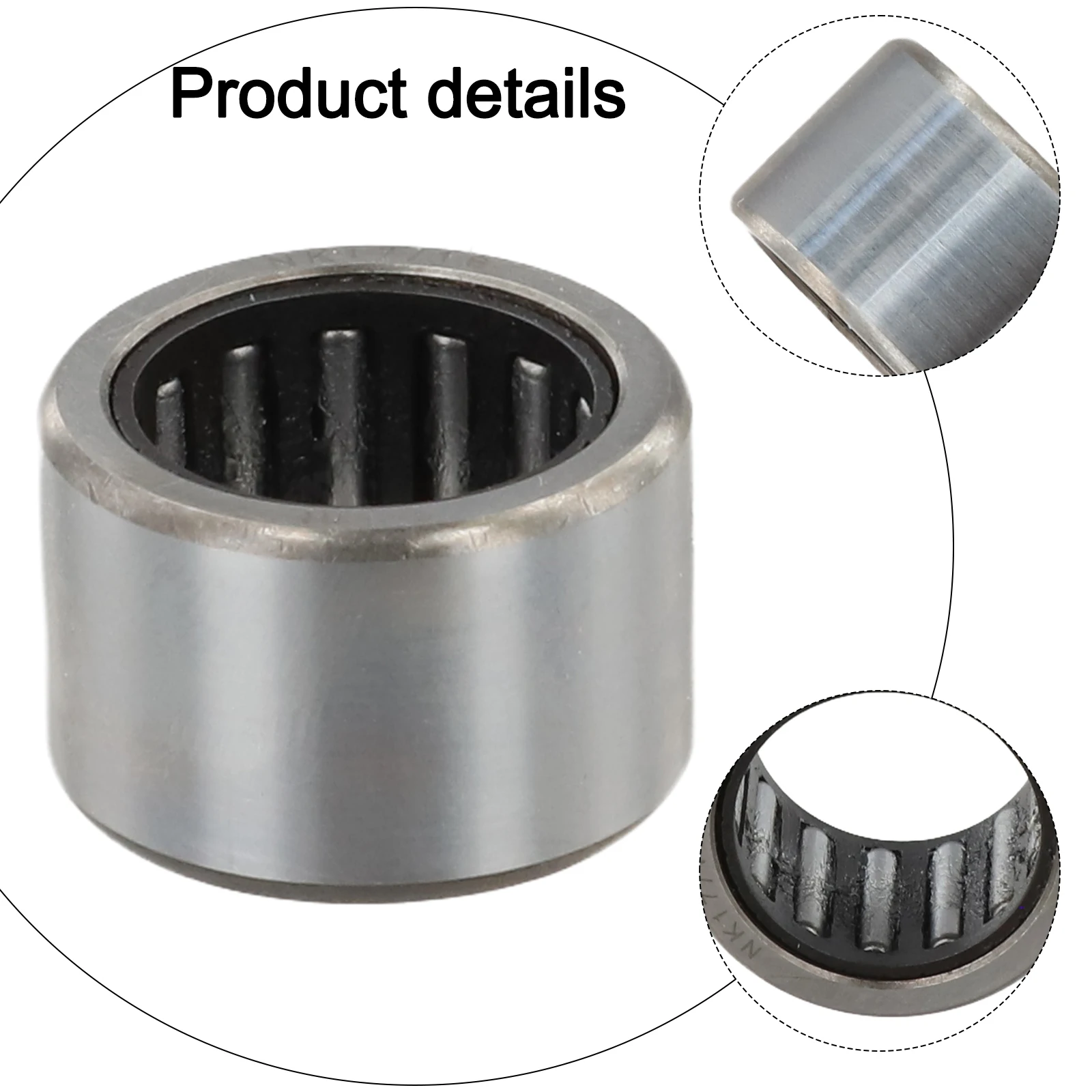 Inner Diameter 17.5mm Needle Roller Bearing Small Volume High Load Bearing Compact Size Height 16mm Inner Diameter 17.5mm