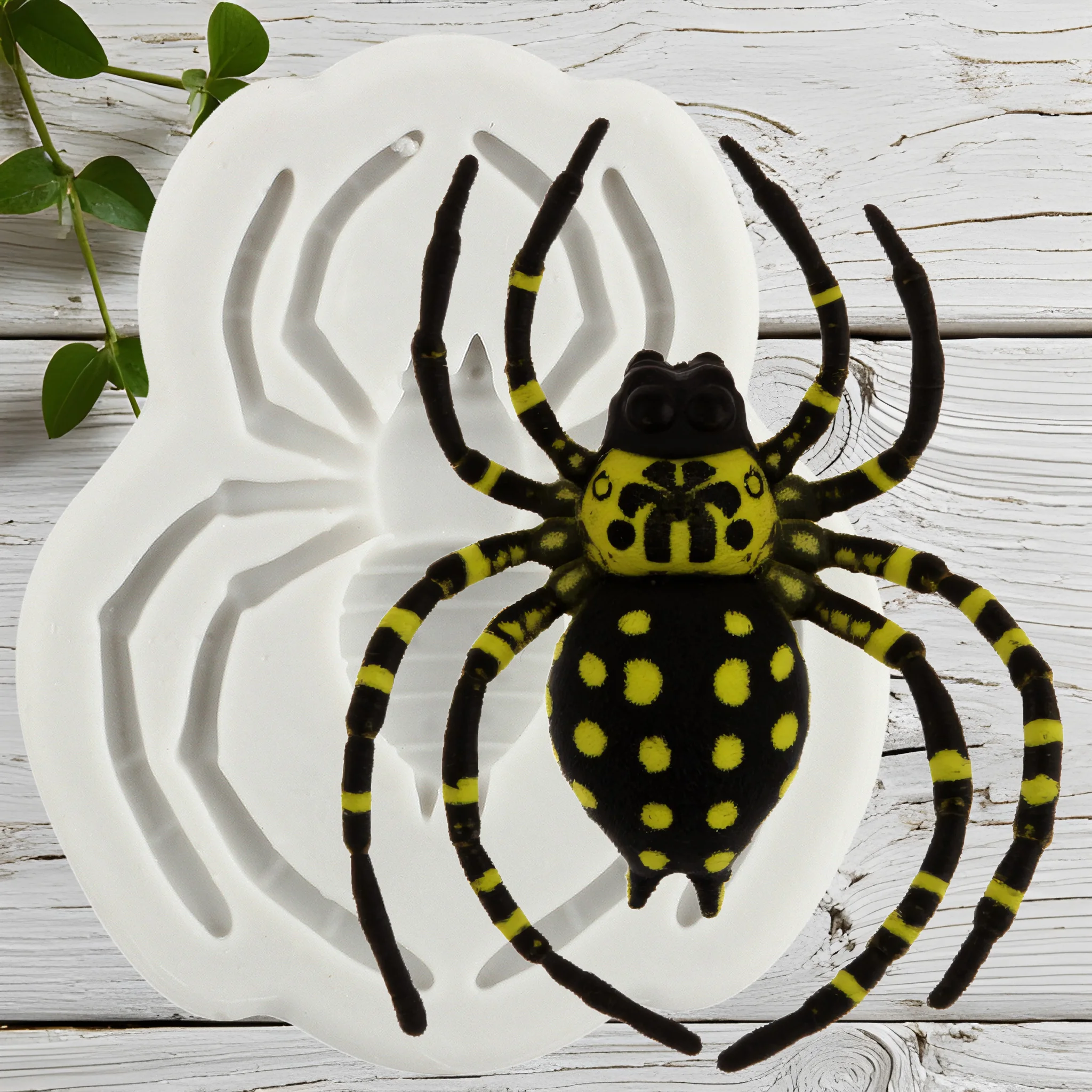 Halloween Spider Silicone Molds Spider Fondant Cake Decorating Tools Sugar Craft Cupcake Topper Resin Chocolate Molds